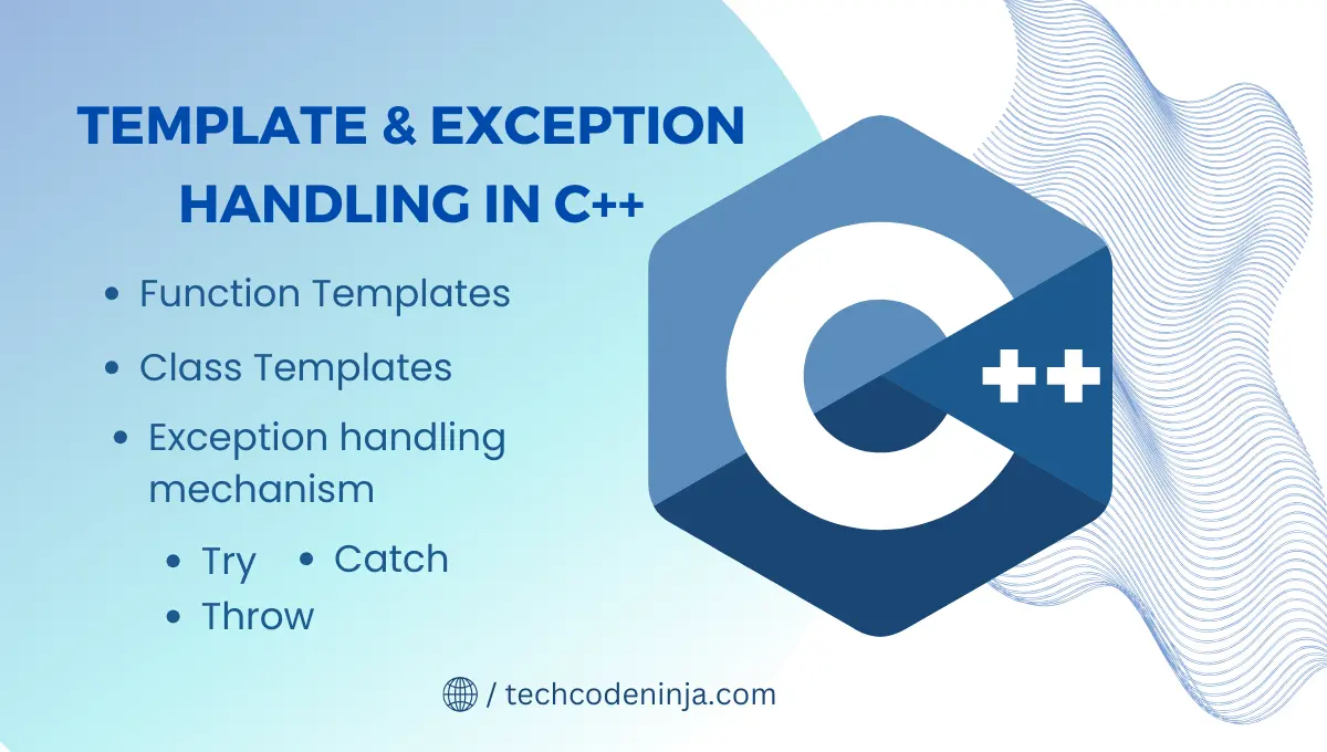 Template and exception handling in c++